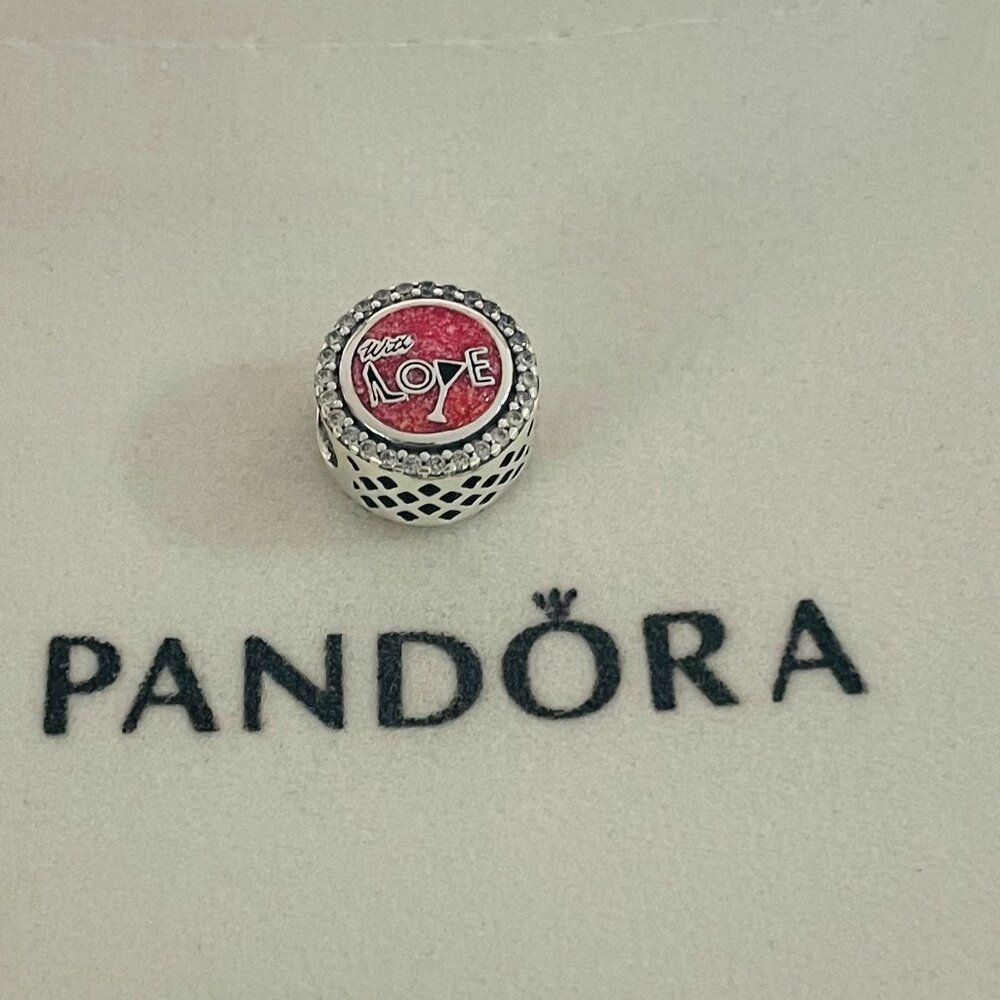 Pandora"Texas With Love "Silver Charm S925 Sterling Silver Jewelry for Bracelet